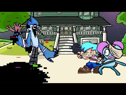FNF vs Corrupted Mordecai - Overworked (FULL COMBO)(Come and Learn With Pibby Corrupted)
