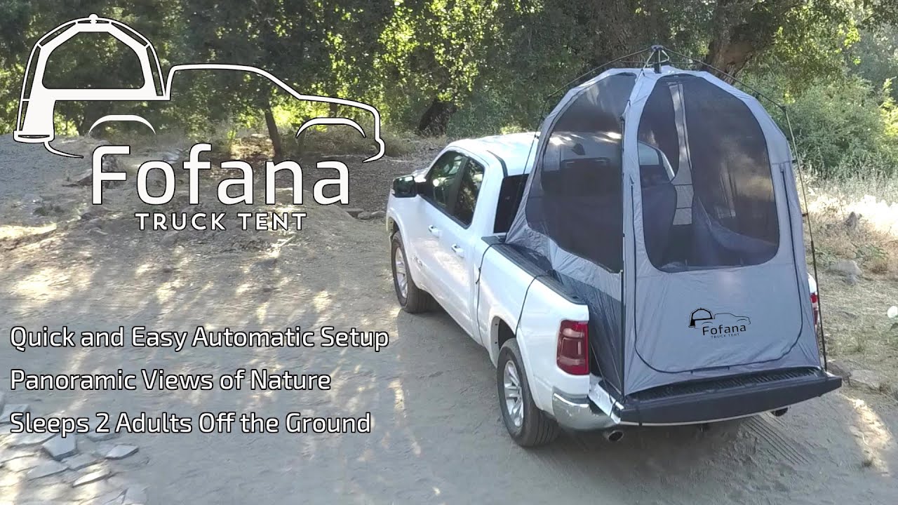 Fofana Truck Tent - Automatic Setup Full Size Truck Bed Tent