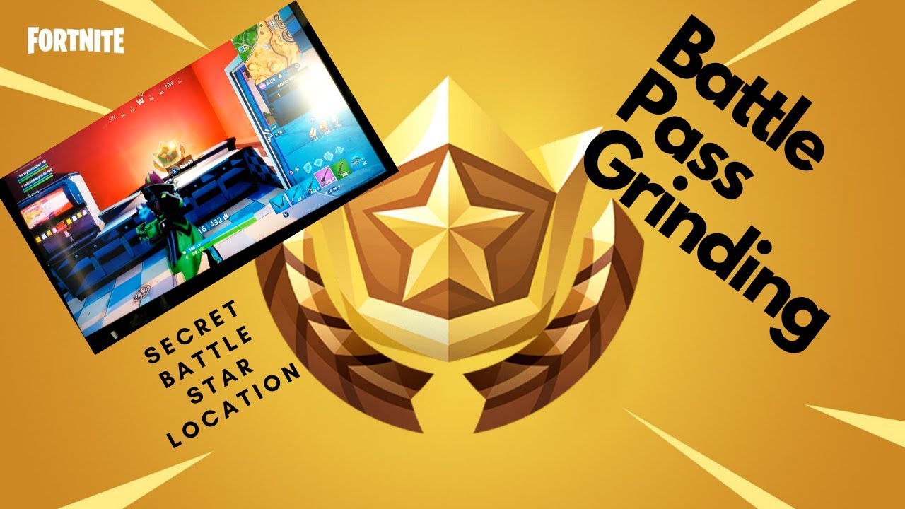 FORTNITE Battle Pass Grinding - Secret Battle Star Location