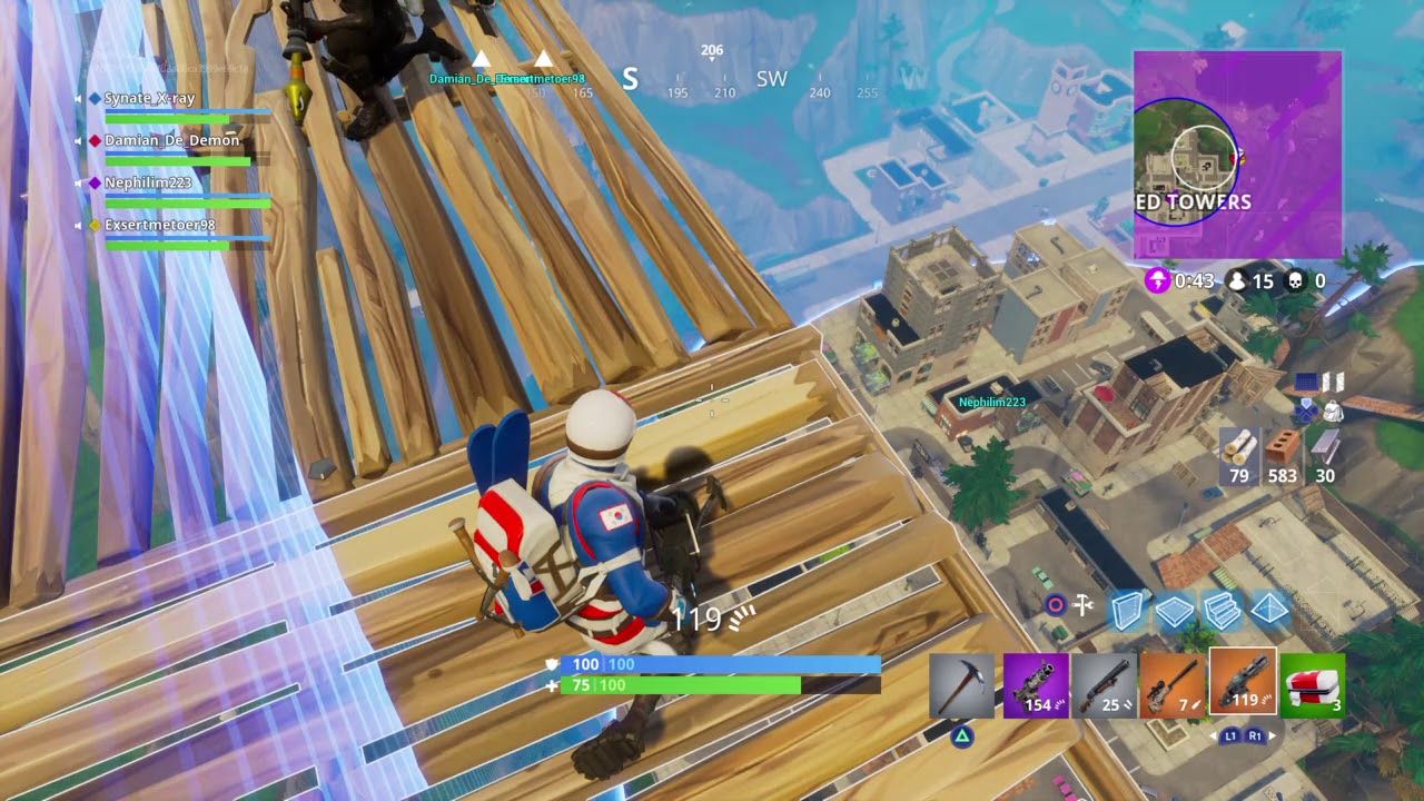Fortnite Stairway to heaven win