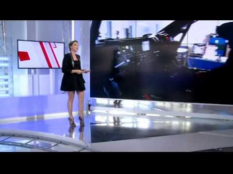 France Pierron hot legs heels short dress 12/31/14