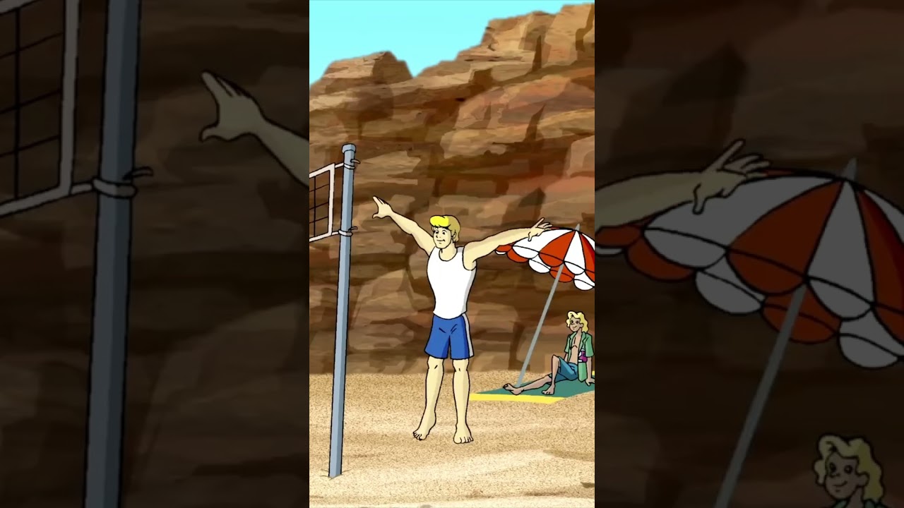 Fred's a Volleyball Star | Scooby-Doo | @BoomerangUK  | #shorts