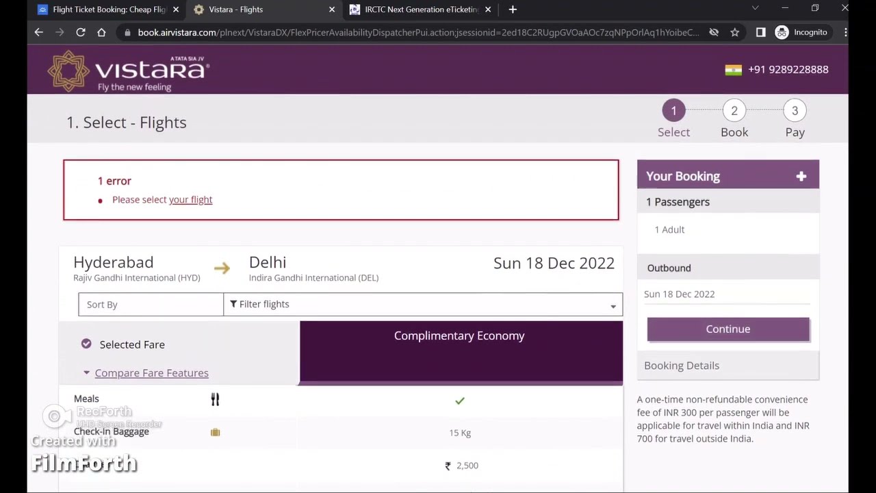 Free Flight Ticket* | Vistara | Axis Vistara Card #airvistara #axiscreditcard @knowitinstantly ​