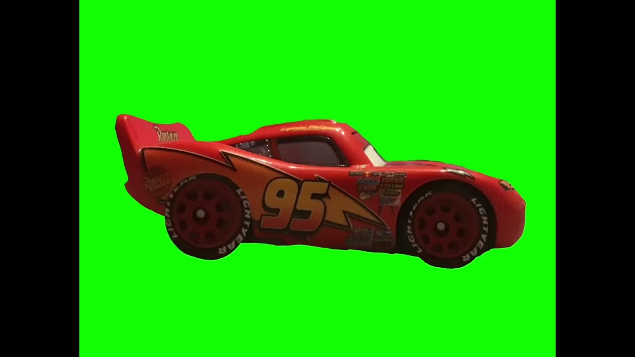 Free lightning McQueen green screen