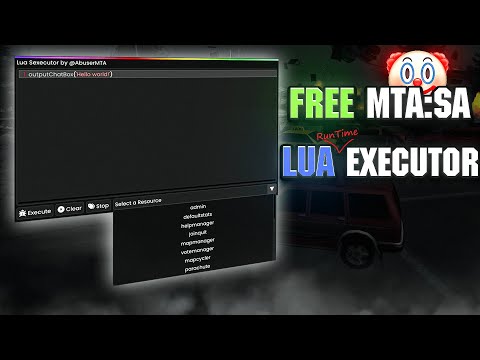 [FREE] MTA:SA Free Lua Executor (Lua Injector) *RUNTIME*