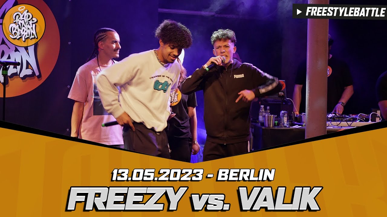 FREEZY vs VALIK - Halbfinale 2/2, Freestyle Battle Turnier - Rap in Berlin, 13.05.23