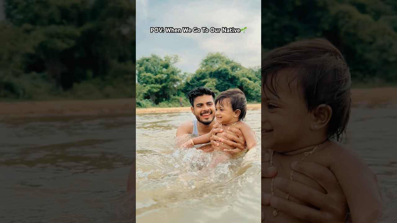 Freya Romba Jolly ah Kulichaa😍 Native Bath🛁 #viralreels #shortsfeed #cutegirl