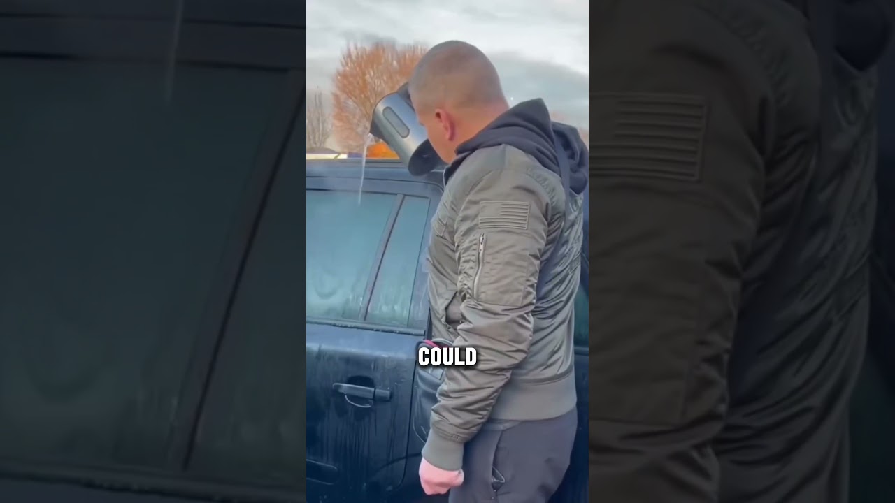 Frozen Car Door? Try This Trick! #shorts