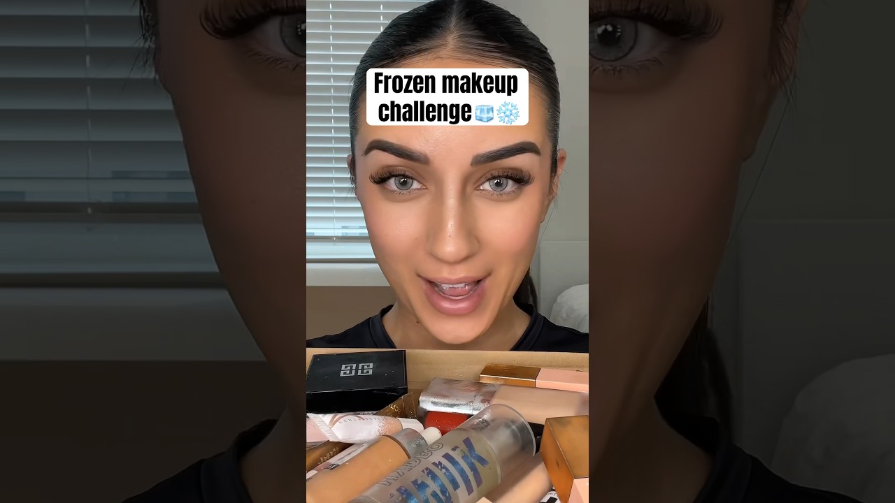 FROZEN MAKEUP CHALLENGE🧊❄️