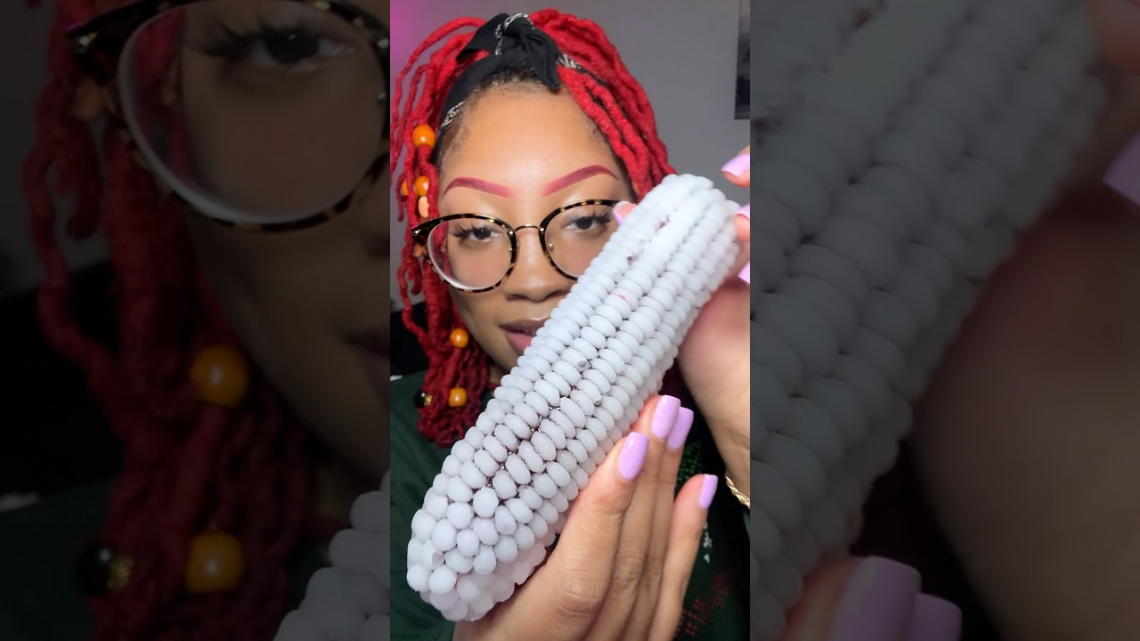 Frozen Wax Candy 🥶 🍬 #asmr 🌽