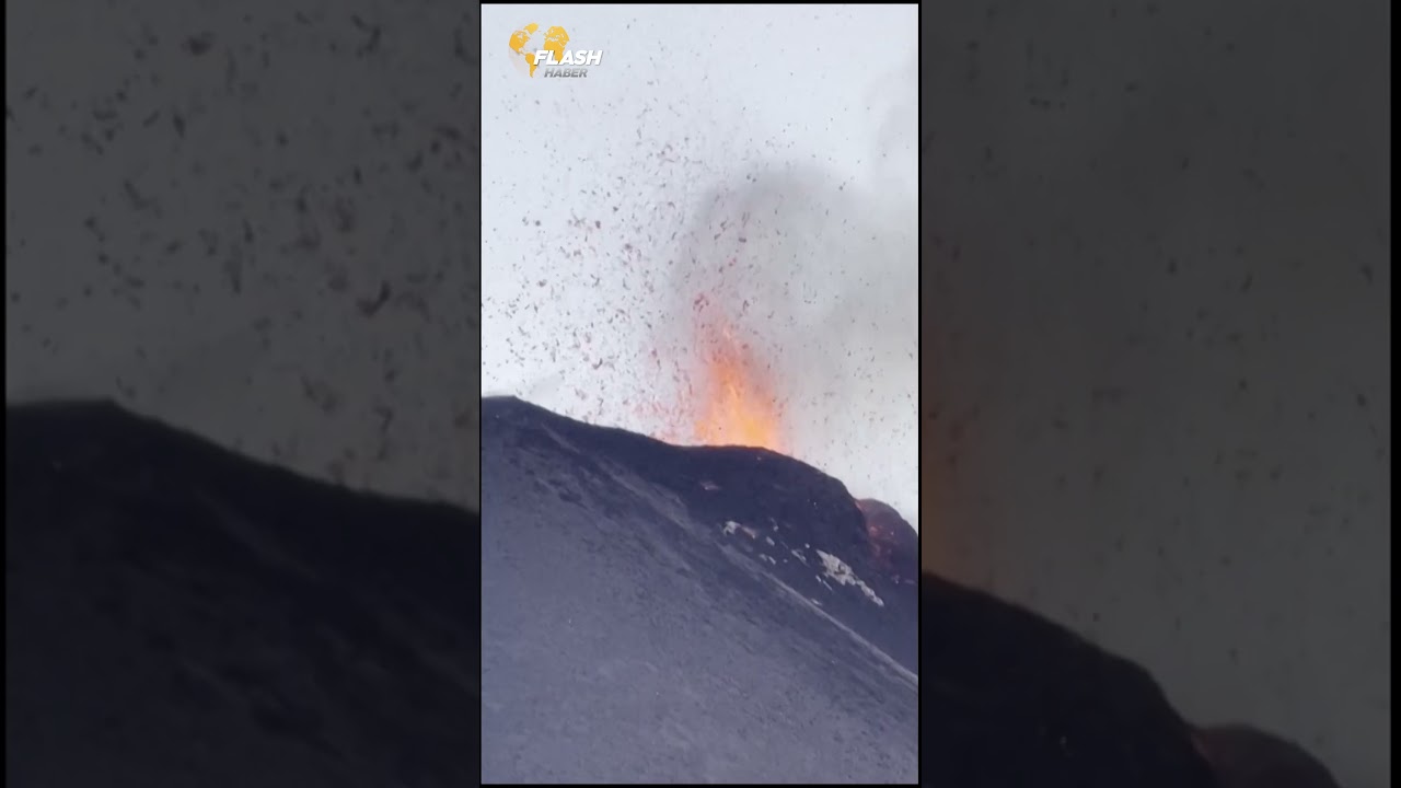 Fuego yanardağı faliyete geçti #flashhaber #shorts