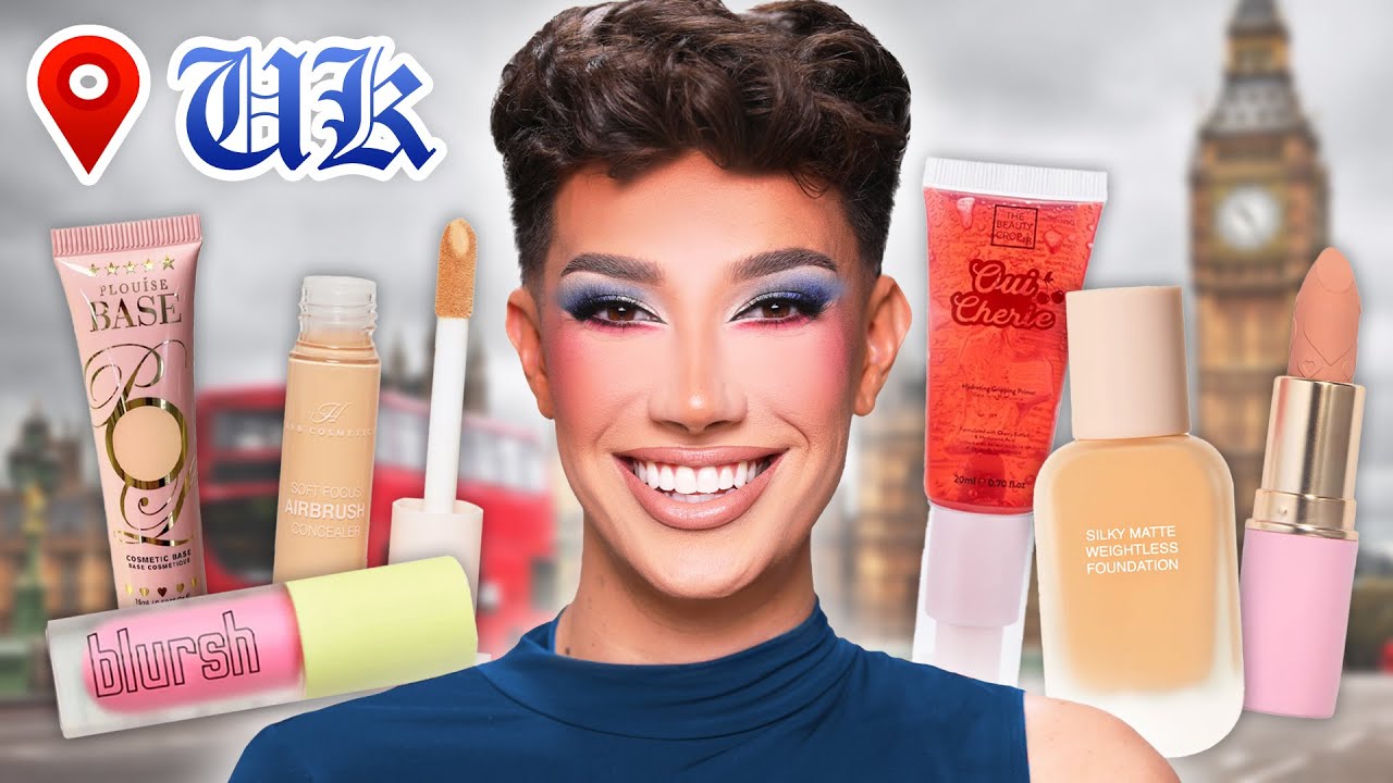 FULL FACE OF MAKEUP FROM THE UK! 🇬🇧