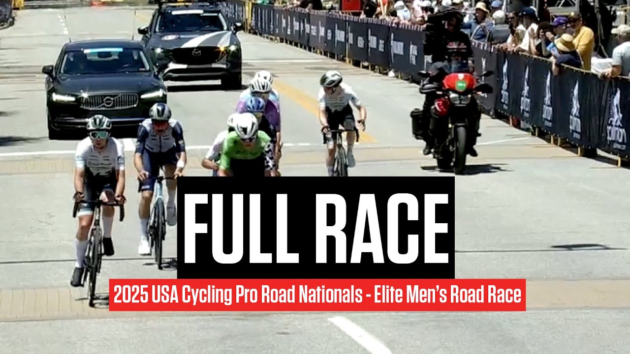 FULL RACE: Elite Men's Road Race - 2025 USA Cycling Pro Road National Championships