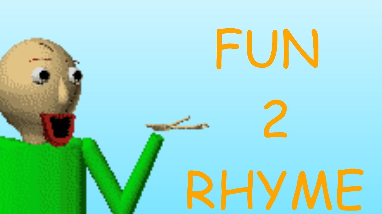 Fun 2 Rhyme Short; Baldi AI cover