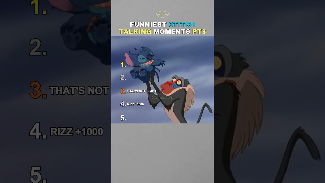 Funniest stitch talking moments pt3 #tiktok #funny #ranking