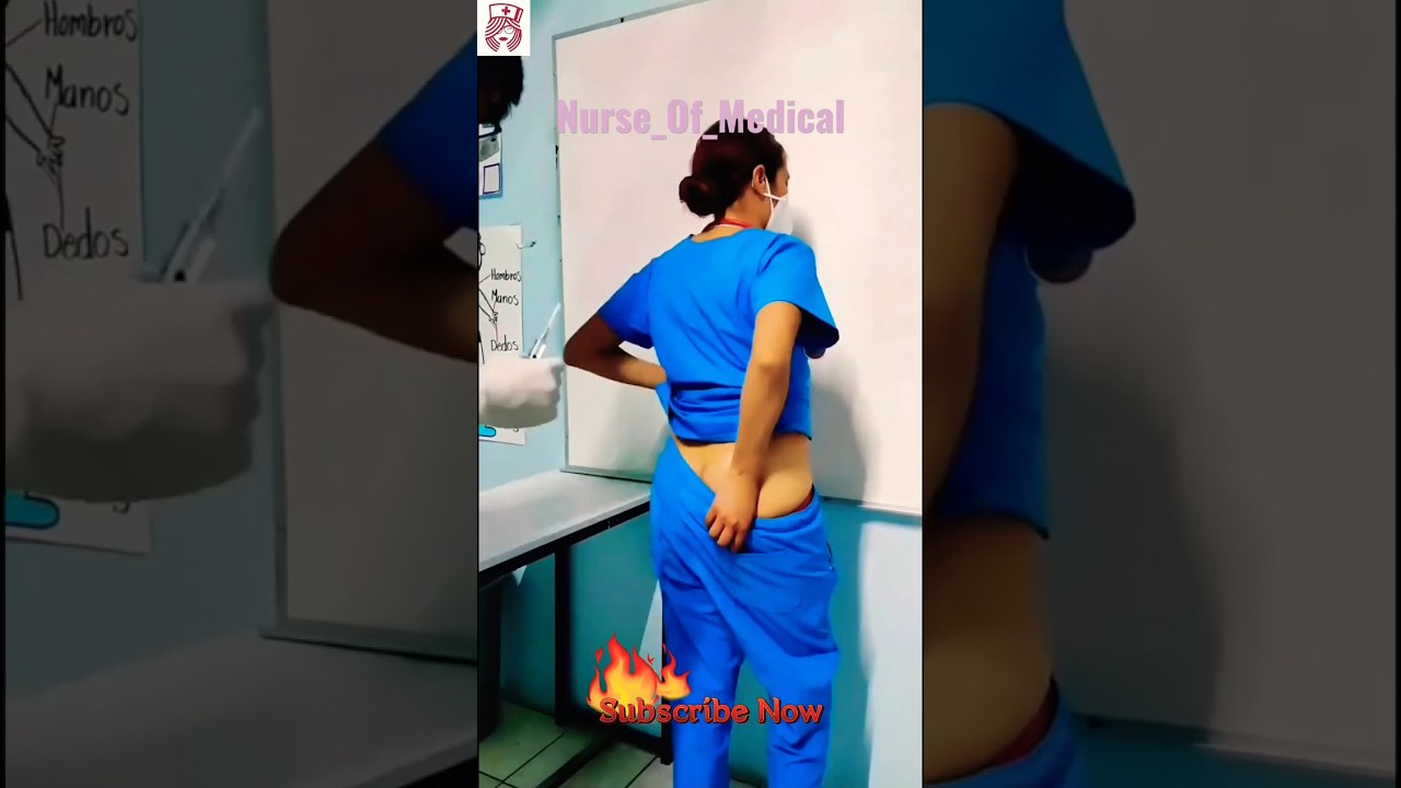 Funny doctor gave injection to nurse #nurse #doctor #shorts #shortsfeed  #shortsviral