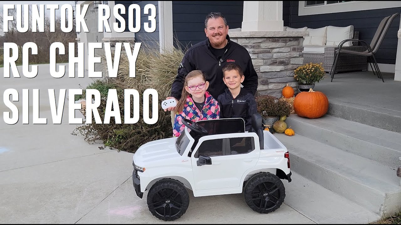 Funtok - RS03 - RTR Kid's Ride On & RC Chevy Silverado