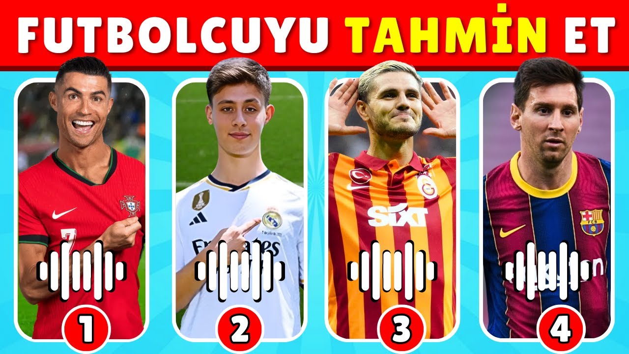 Futbolcuları DANSINDAN Tahmin Et! 🔥 Futbolcu Bulmaca ⚽