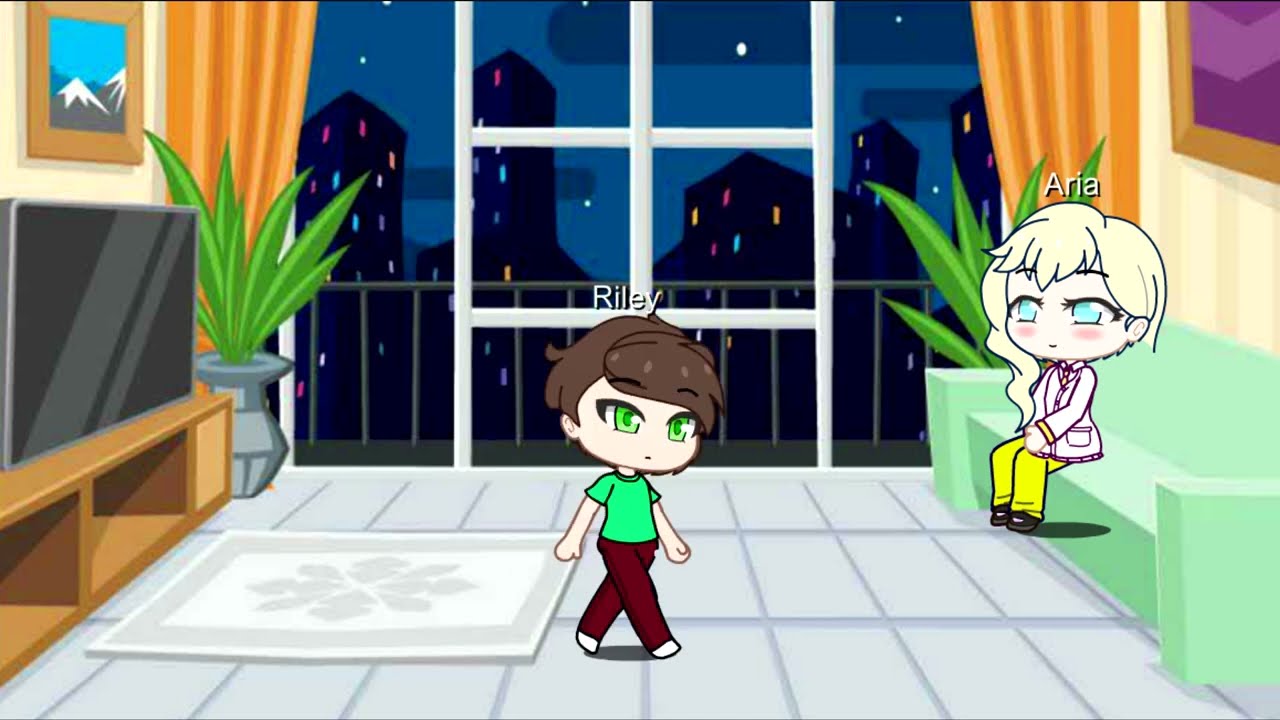 Gacha: riley asks aria if they can lick her feet!