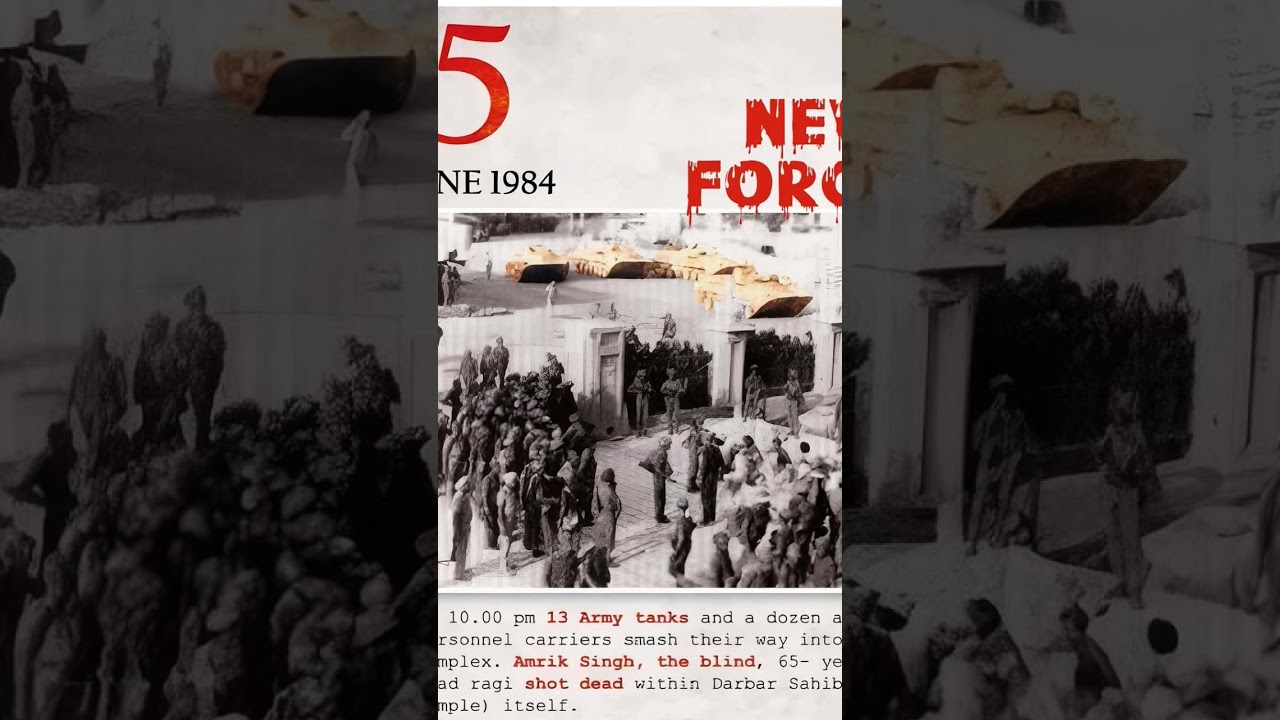 gaddar ll Punjabi song ll never forget 1984 ll 5 June ll shorts