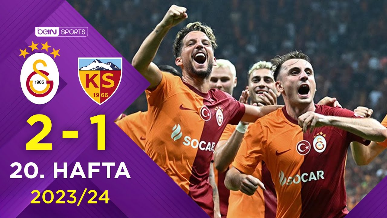 Galatasaray (2-1) Mondihome Kayserispor | 20. Hafta - Trendyol Süper Lig 2023/2024