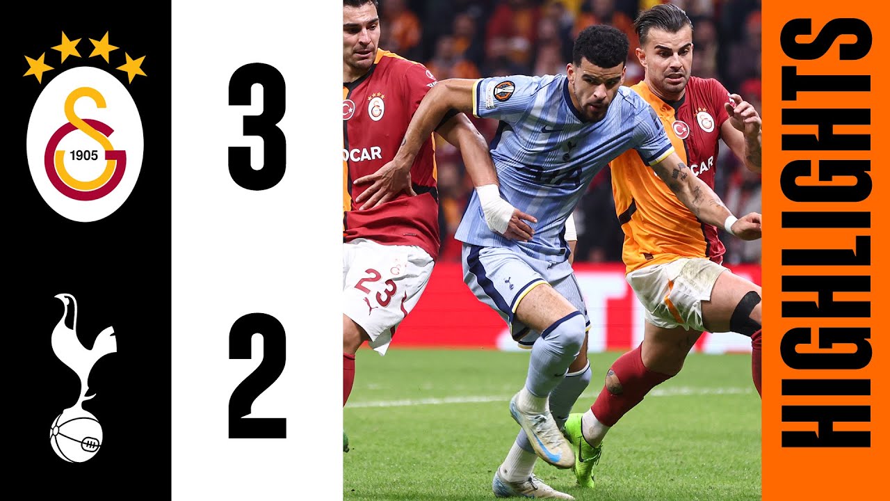 Galatasaray 3-2 Tottenham Hotspur | Europa League Highlights