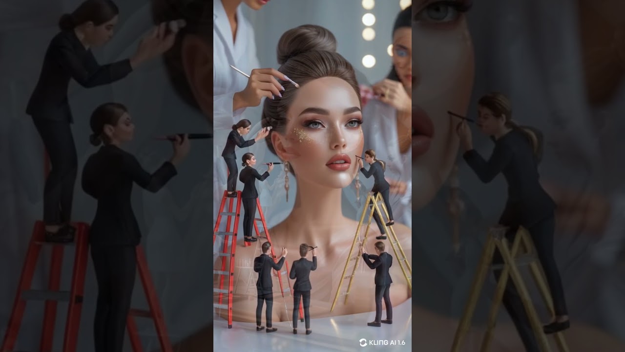 Game Changer Makeup #ytshorts #trending #trendingshorts #viralvideo #makeup #ai #aiart #aivideo