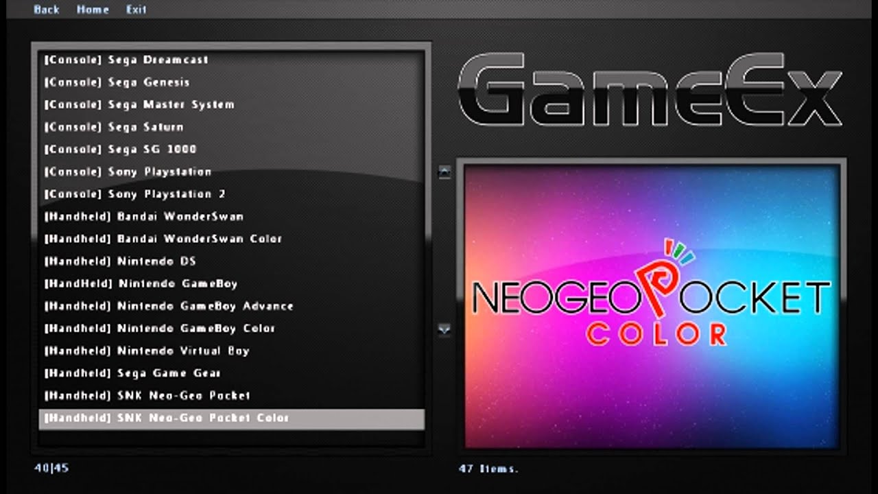 GameEx Carbon Metallic HD Theme