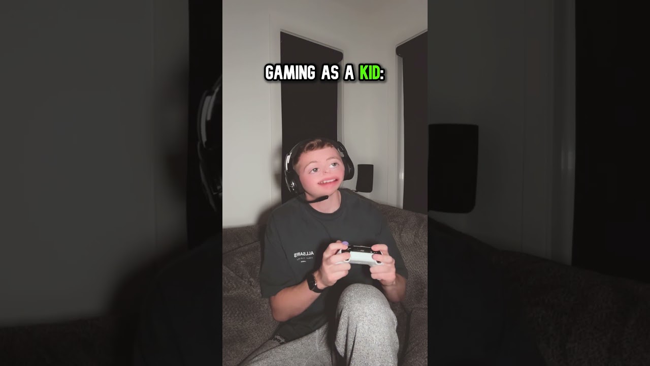 Gaming As A Kid VS Now #Shorts
