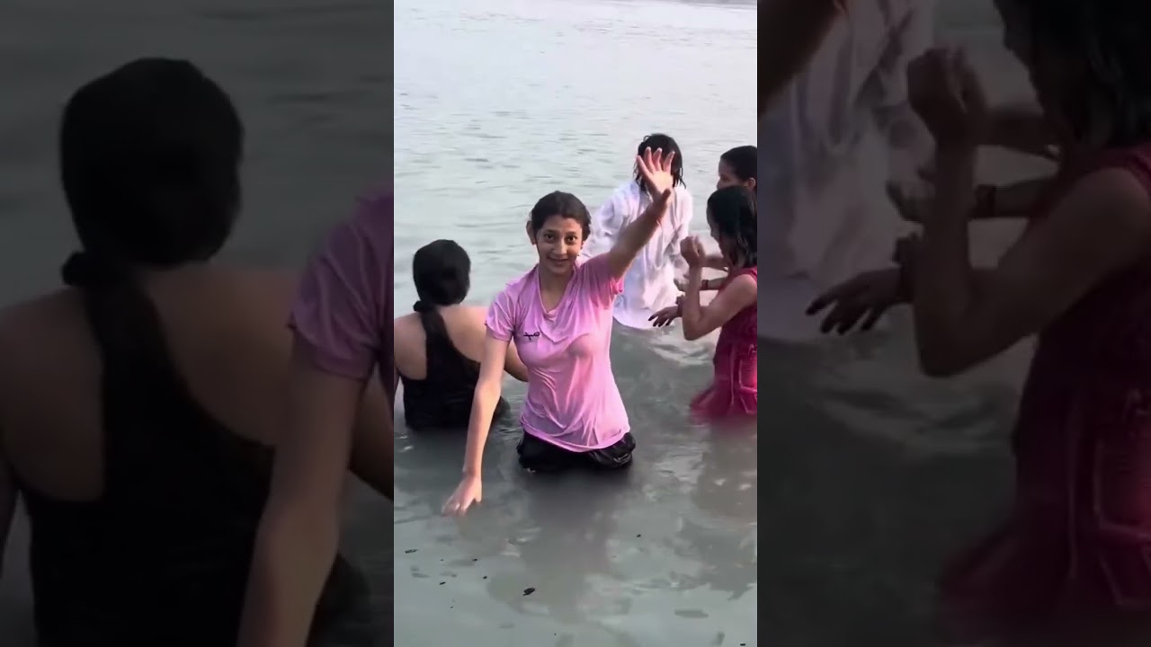 Ganga Snan 2025 | Holy Bathing | Desi Bhabhi Bathing | Simaria Ghat Snan #gangasnan