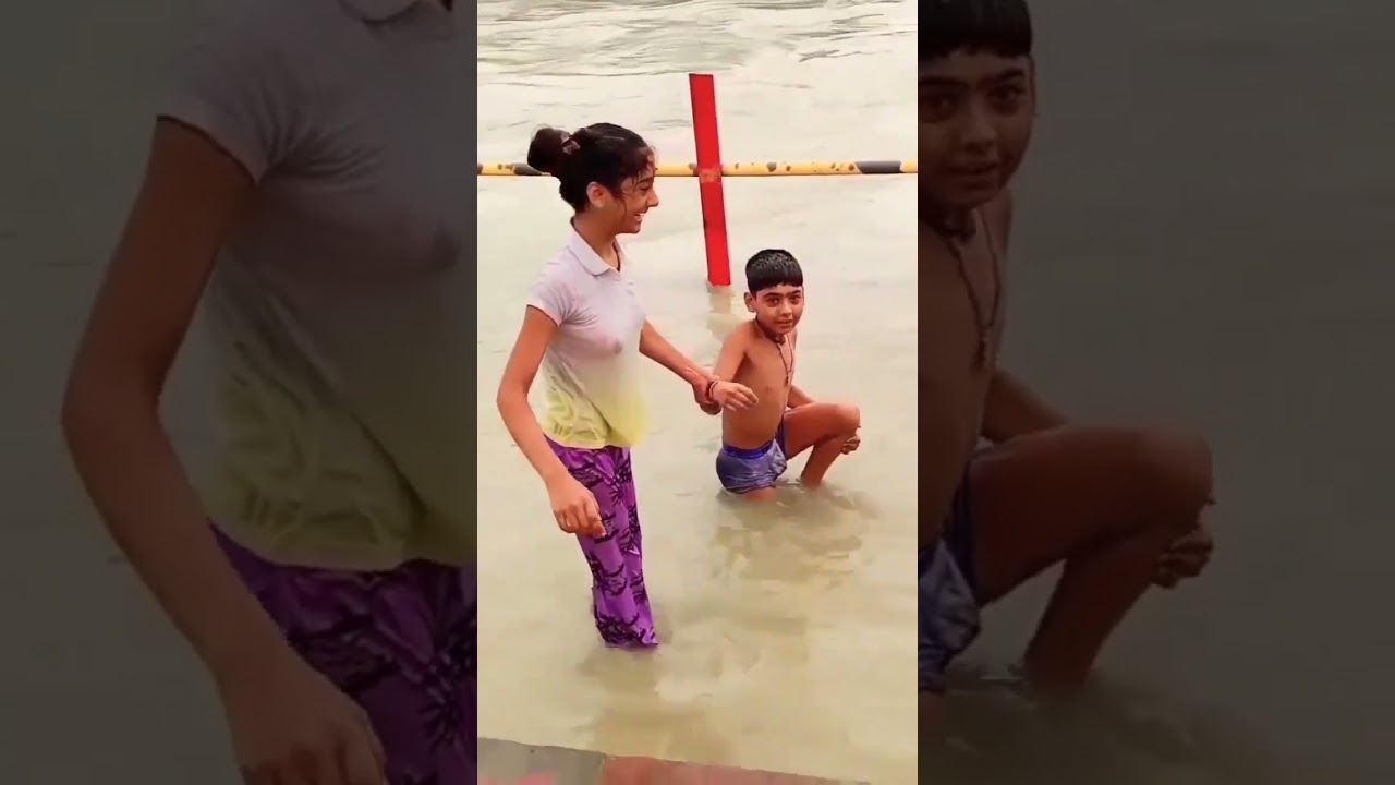 Ganga snan haridwar #shorts #short #ganga #amazing