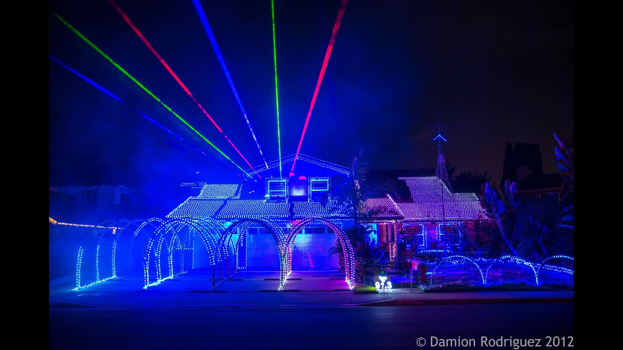 Gangnam Style Christmas - Fountain Valley Christmas Lights 2012 by DeversDreamWeavers