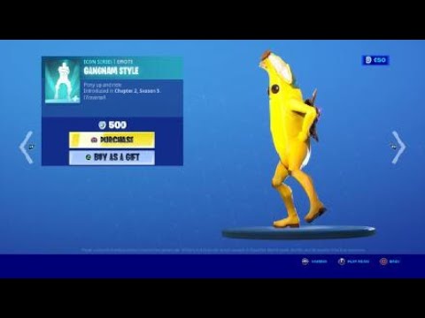 gangnam style in fortnite by peely