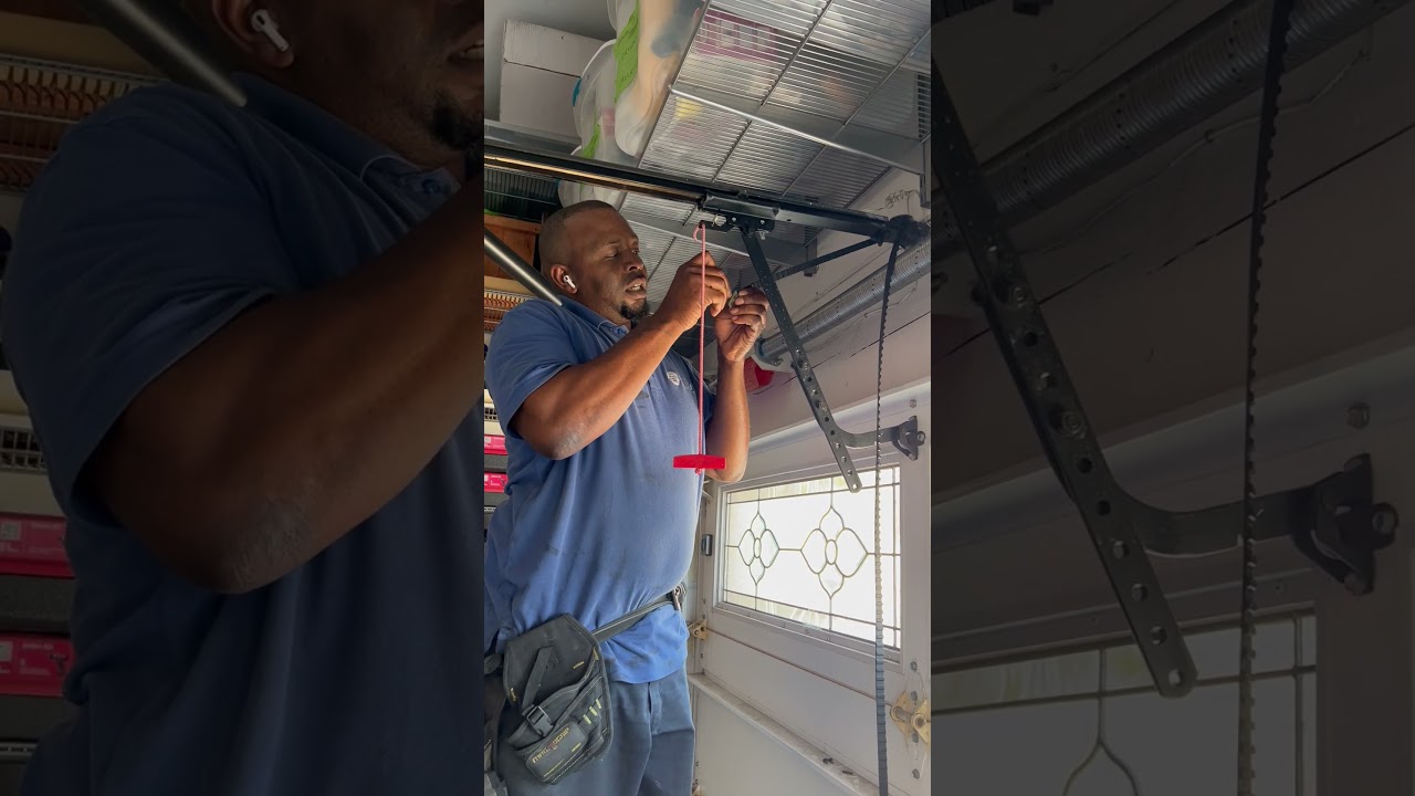 Garage Door Opener Belt Drive Replacement