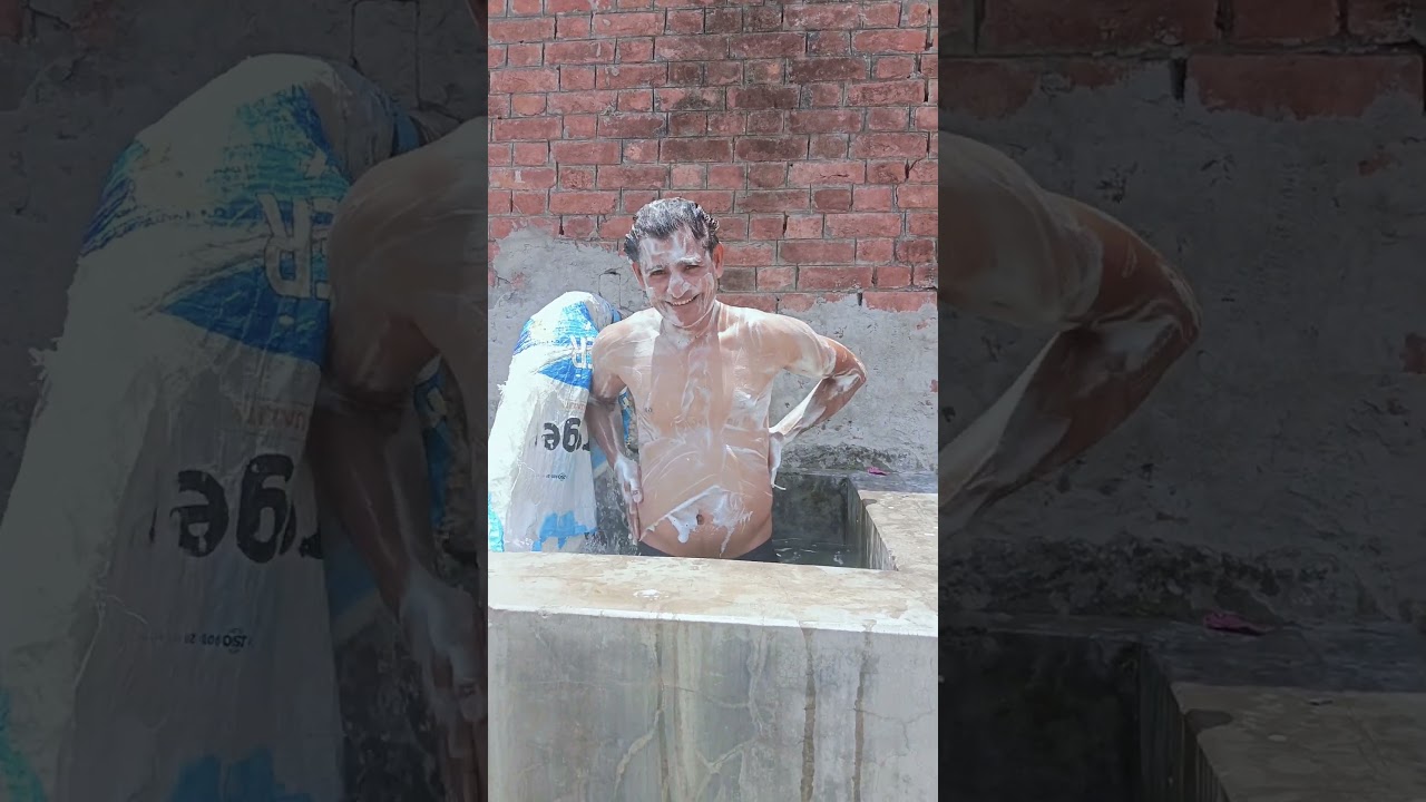 garmi me nahane ka maza