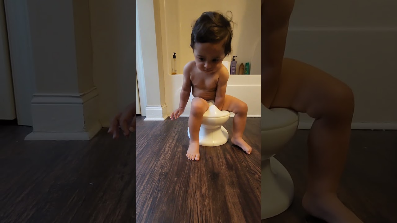 Gassy Baby | Potty Training 101 The Baby Toilet