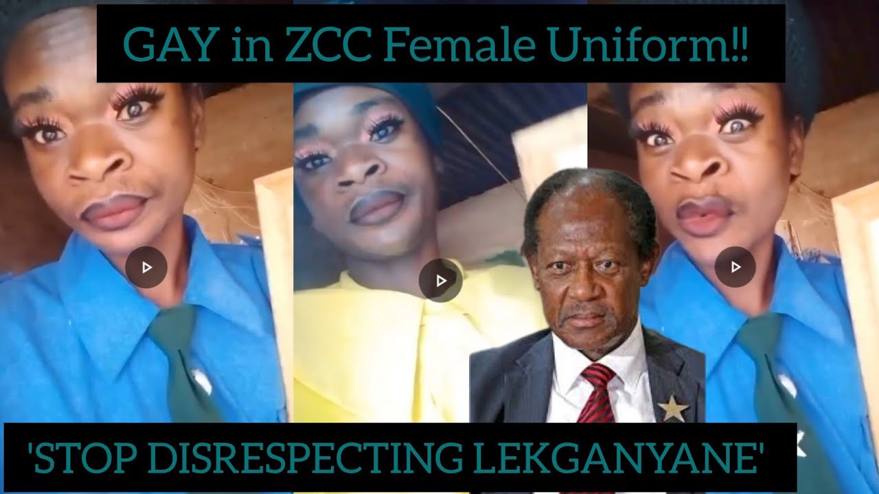 Gay man wears ZCC female uniforms & disrepects Bishop Lekganyane & the ZCC Church!