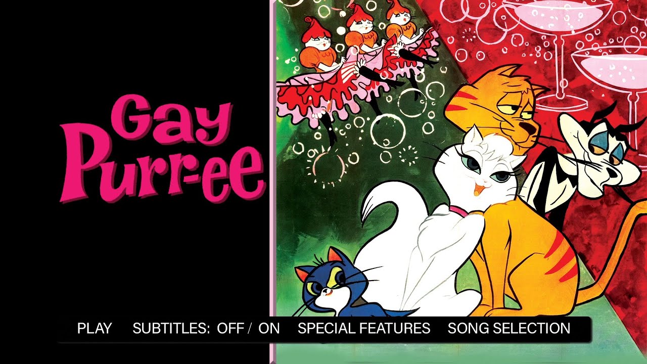 GAY PURR-EE (1962) Warner Archive Blu ray Screenshots/Review in Description