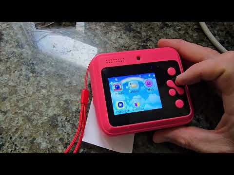 GEMS Kids Instant Camera review/demo