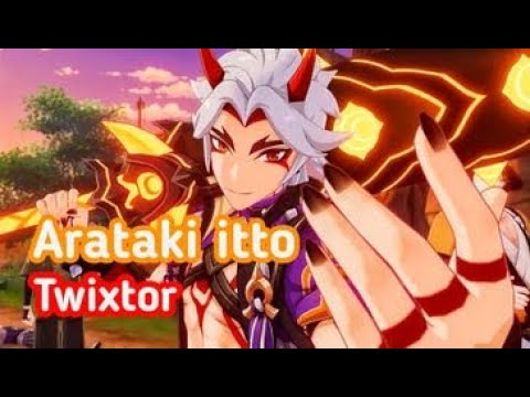 Genshin impact - Arataki itto || Twixtor 1080p