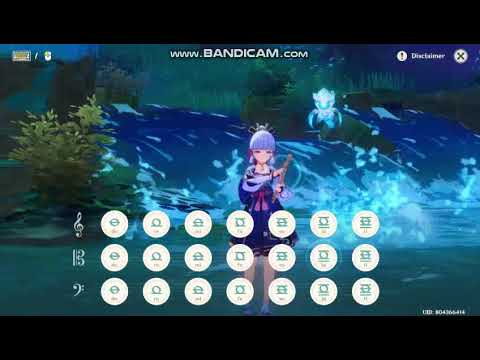Genshin Lyre: Kitsune's Mask(ayaka dance BGM)