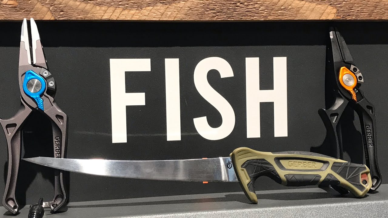 Gerber Fishing Gear: Filet Knives, Pliers, Scissors, and More - Shot Show 2019