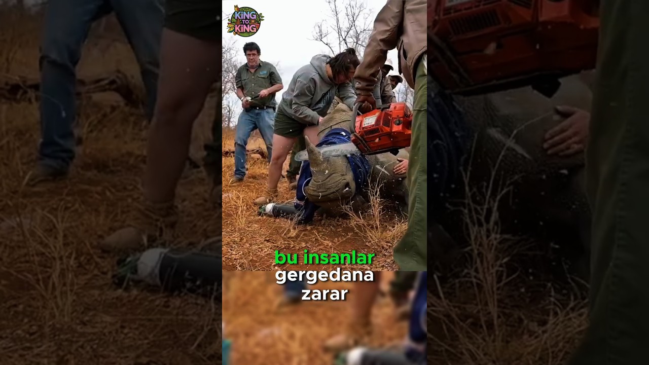 Gergedan Boynuzlarını Neden Kesiyorlar?⛏️😨🚨