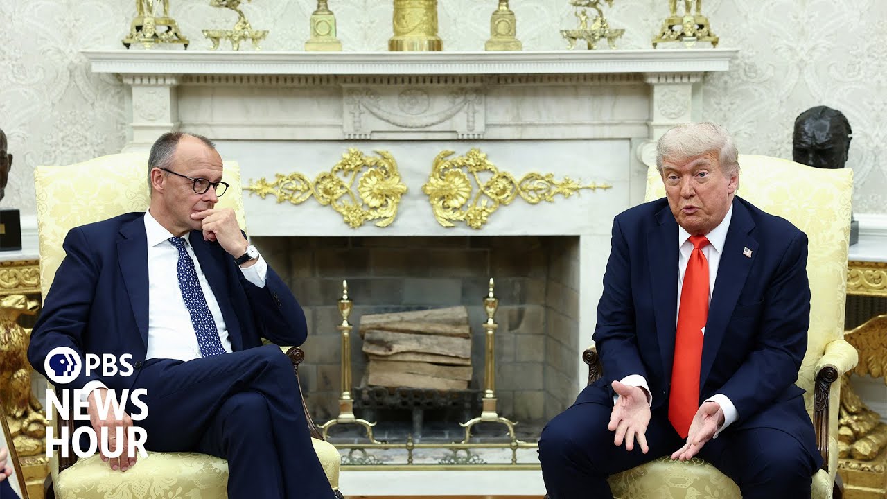 Germany's chancellor visits Trump as Europe's alliance with U.S. is fracturing