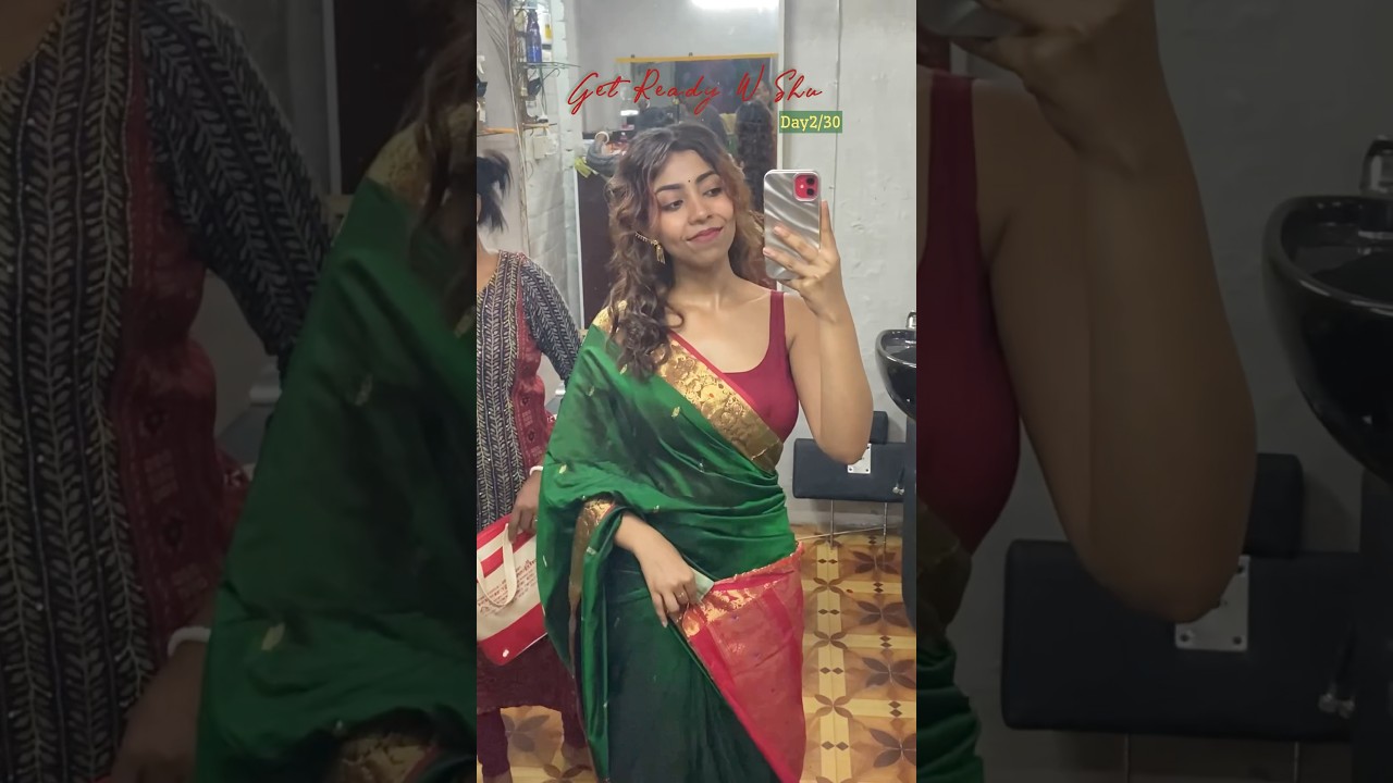 Get Ready W Shu♥️✨ #ytshorts #grwm #wedding #weddinglook #bengalilook #bengali