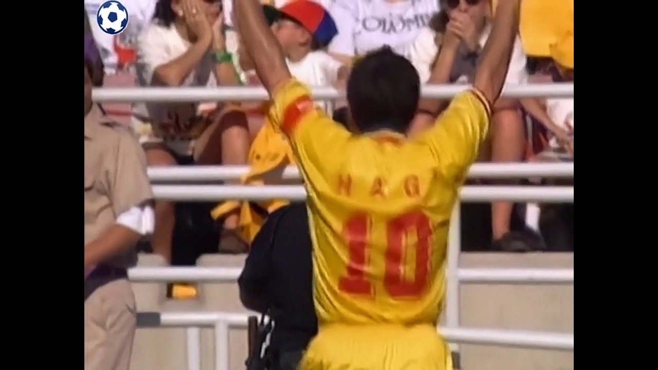 Gheorghe Hagi Goal - World Cup 1994 - Group A | Colombia - Romania 1:3 | 34'