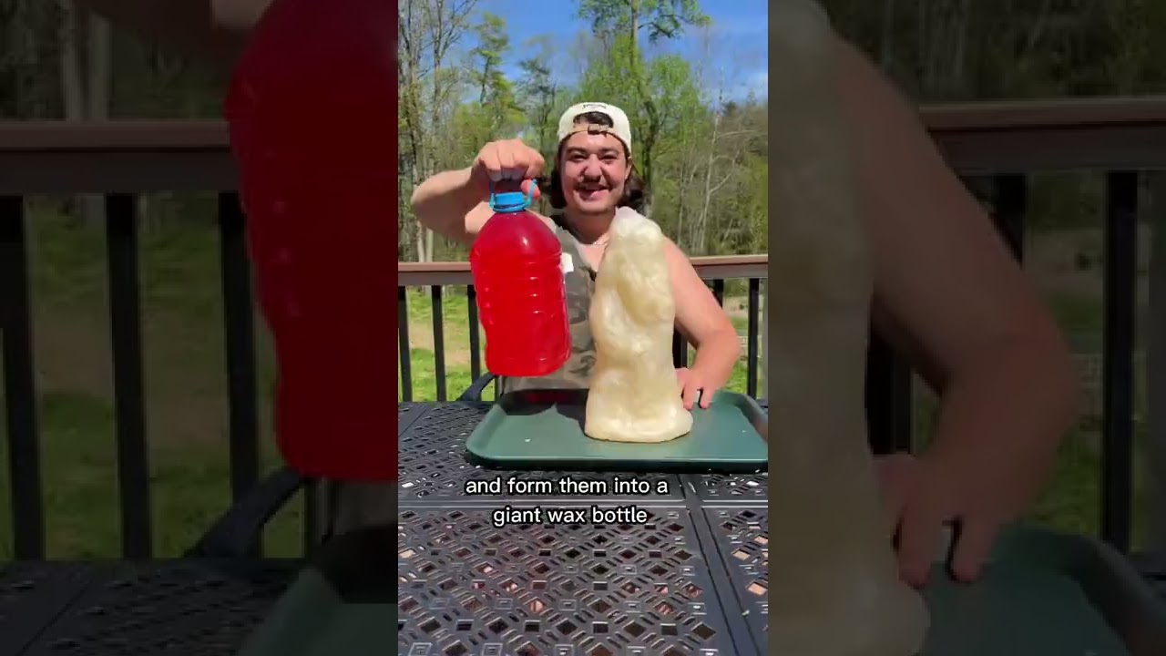 Giant Wax Bottle Candy!?!
