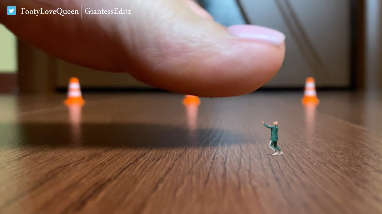 Giantess FootyQueen - 🦑SQUID GAMES PART 1 😈#feet