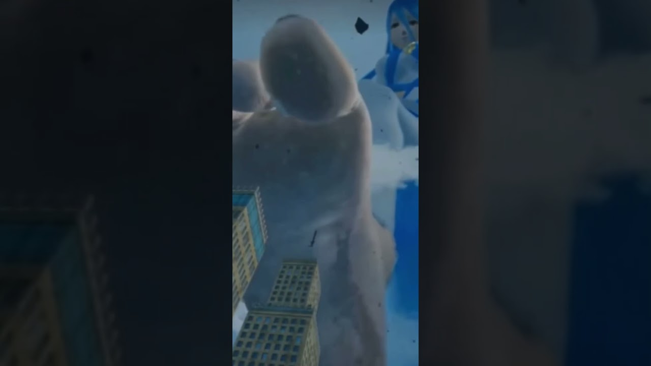Giantess MMD destroys city