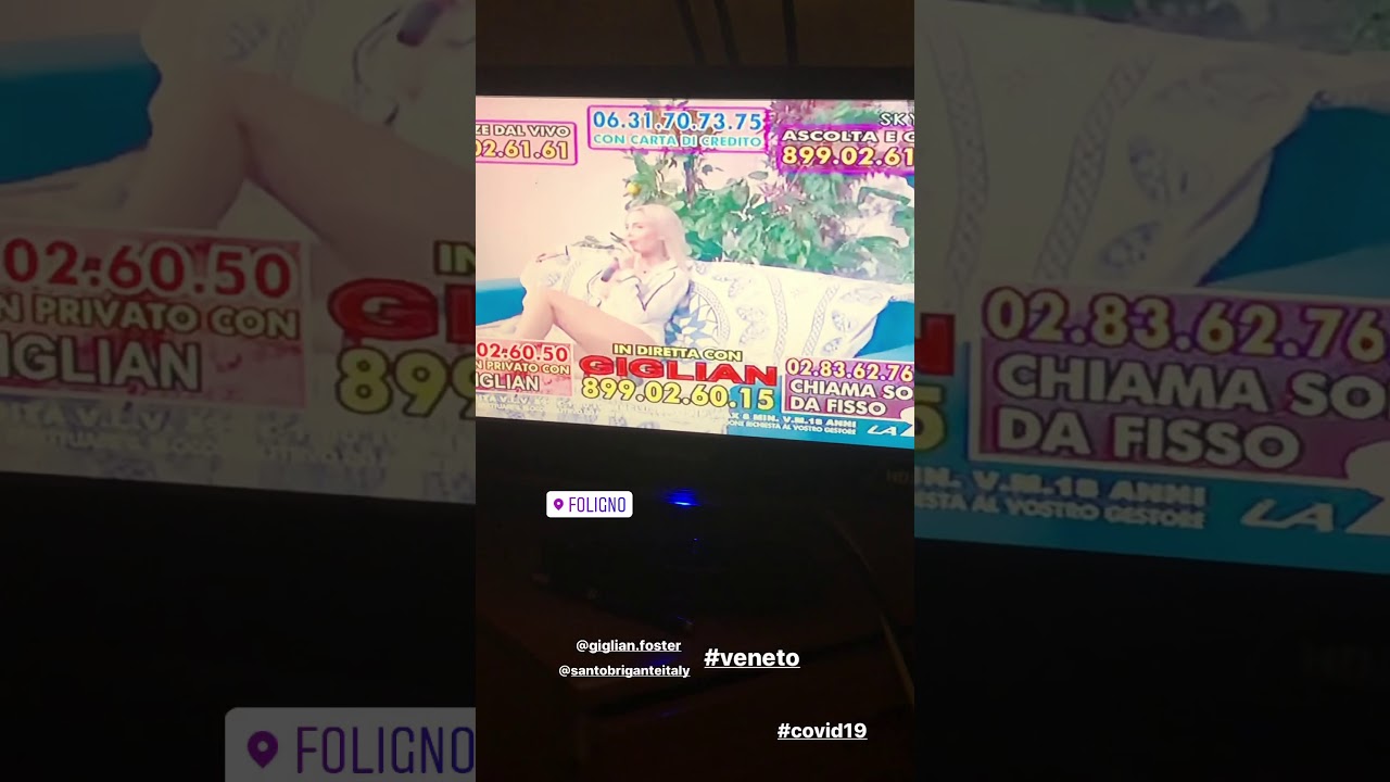 Giglian in TV sexy Giglian Foster Febbraio 2020